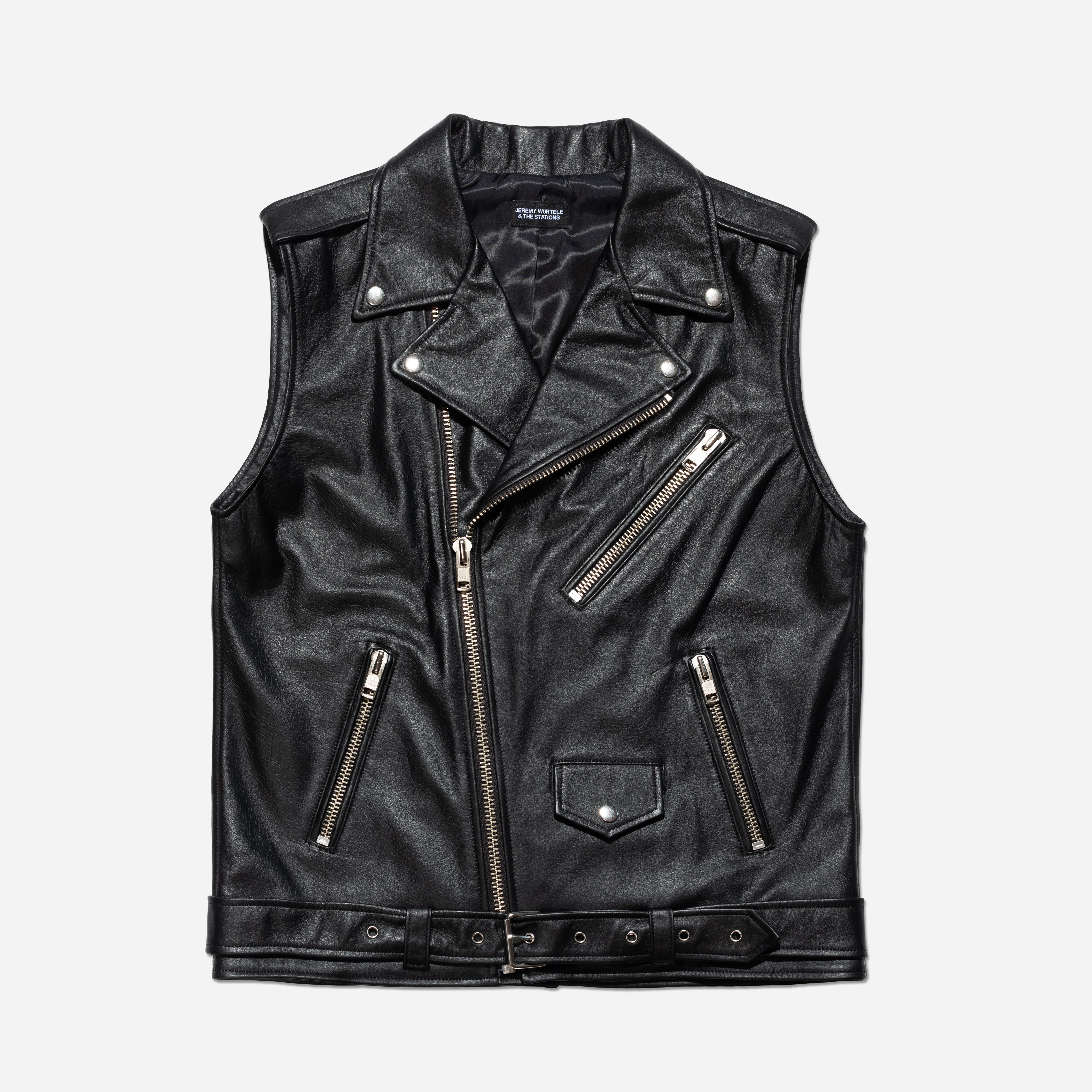 STAGEWEAR LEATHER MOTO VEST
